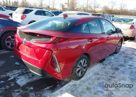 2017 Toyota Prius Prime Advanced z USA, uszkodzony, nr VIN JTDKARFP7H3006936